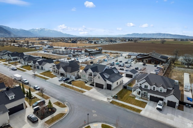1426 S 1450 W, Mapleton, UT 84664 - drone / aerial view with a residential view and a mountain view