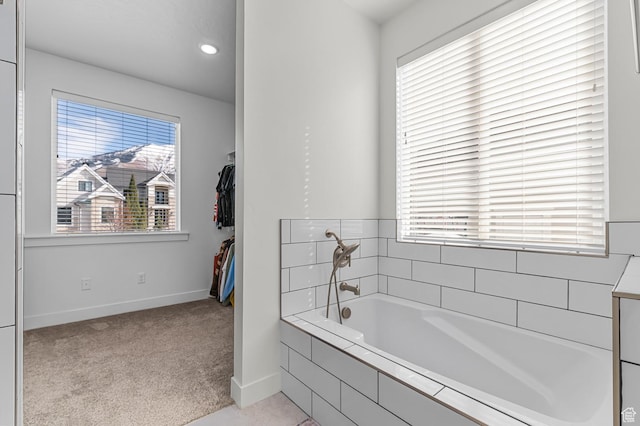 1426 S 1450 W, Mapleton, UT 84664 - bathroom featuring plenty of natural light, baseboards, and a bath