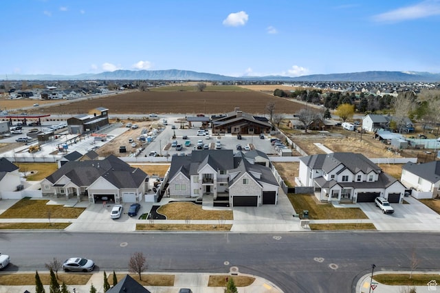 1426 S 1450 W, Mapleton, UT 84664 - birds eye view of property featuring a residential view and a mountain view