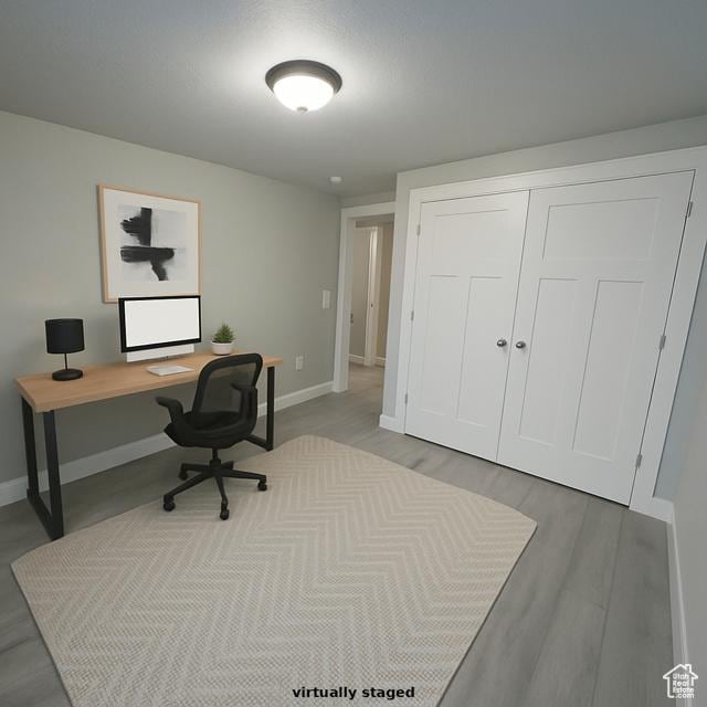 545 E Petersen Pkwy, South Weber, UT 84405 - office space featuring baseboards and wood finished floors