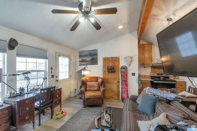 14139 S Radial Ln, Draper, UT 84020 - living room with ceiling fan