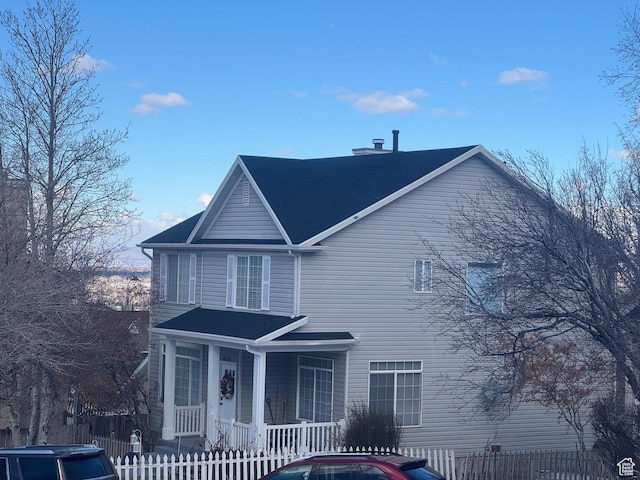 14139 S Radial Ln, Draper, UT 84020 - traditional home featuring covered porch
