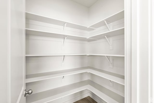 view of storage area