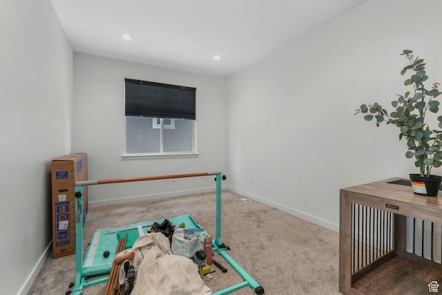 3457 W Hamm Ln, Herriman, UT 84096 - unfurnished bedroom with baseboards, carpet flooring, and recessed lighting