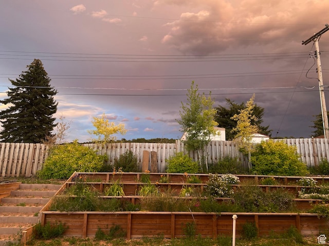108 N 1st Ave, Dutch John, UT 84023 - view of yard at dusk