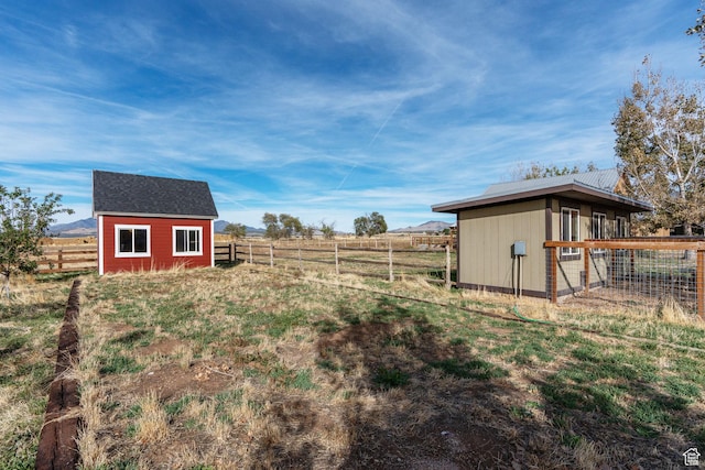 361 N 100 W, Holden, UT 84636 - view of yard with a rural view and a storage shed