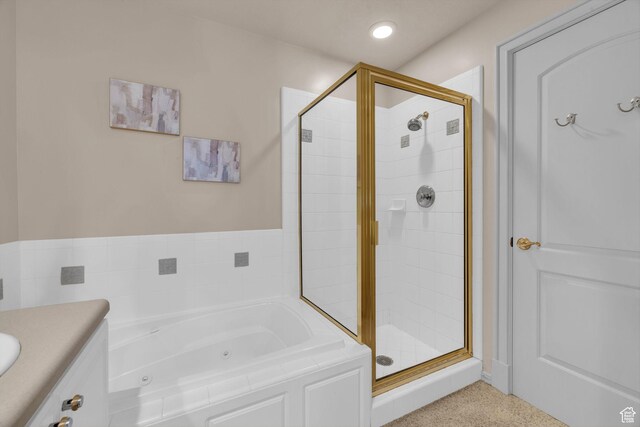 150 S 300 E Unit 202, Salt Lake City, UT 84111 - bathroom with vanity and plus walk in shower