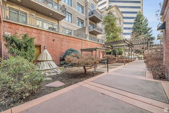 150 S 300 E Unit 202, Salt Lake City, UT 84111 - view of property's community with a pergola