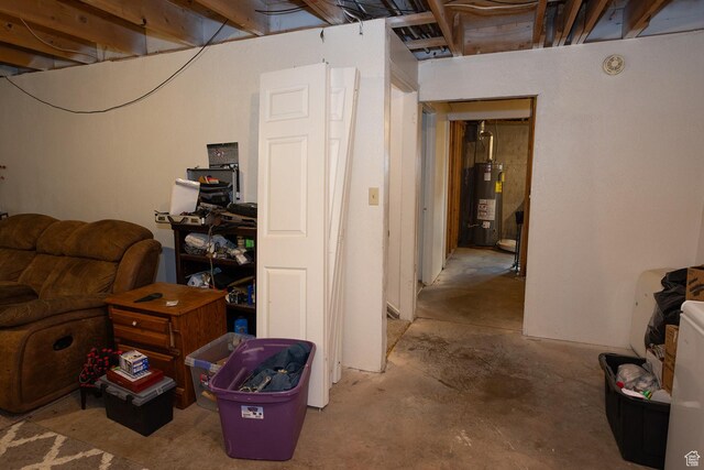1904 N Rocky Ford Rd, Sigurd, UT 84657 - basement with gas water heater