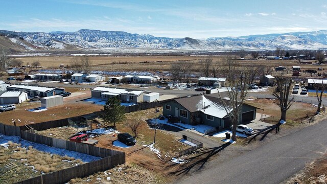 1904 N Rocky Ford Rd, Sigurd, UT 84657 - birds eye view of property featuring a mountain view