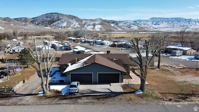 1904 N Rocky Ford Rd, Sigurd, UT 84657 - drone / aerial view featuring a mountain view