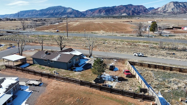 1904 N Rocky Ford Rd, Sigurd, UT 84657 - drone / aerial view with a mountain view and a rural view