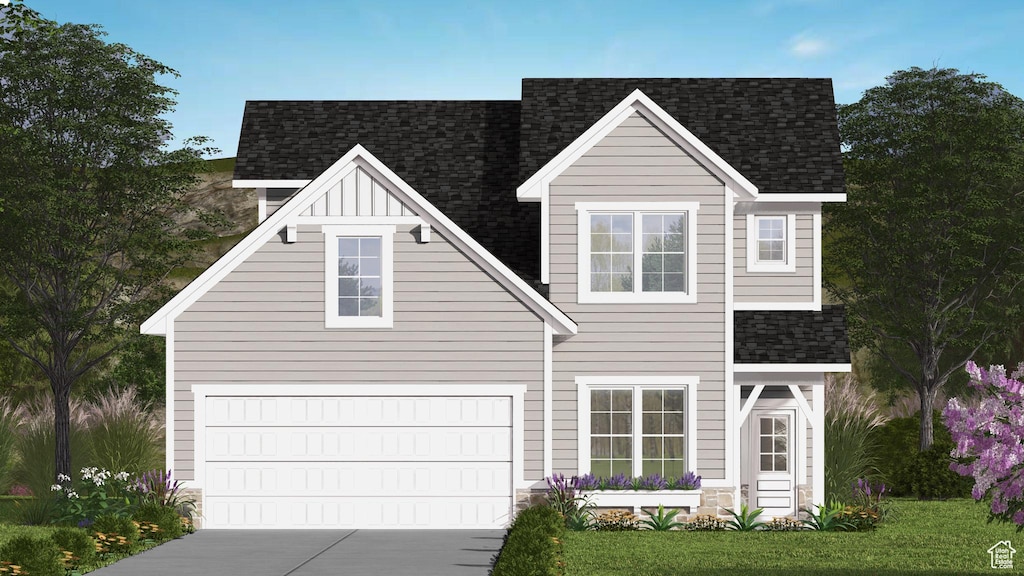 188 E 650 S, Hyde Park, UT 84318 - view of front facade featuring a garage