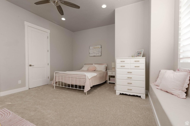 717 S 775 W, Hurricane, UT 84737 - bedroom featuring ceiling fan and light carpet