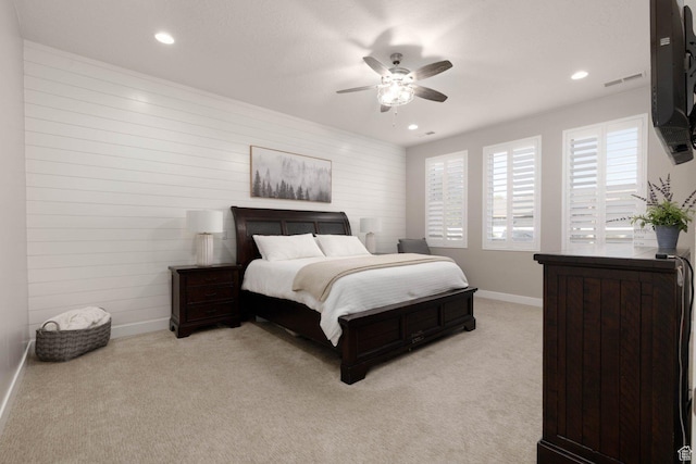 717 S 775 W, Hurricane, UT 84737 - bedroom with ceiling fan and light colored carpet