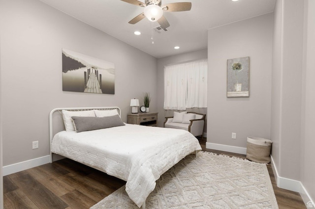717 S 775 W, Hurricane, UT 84737 - bedroom featuring hardwood / wood-style flooring and ceiling fan