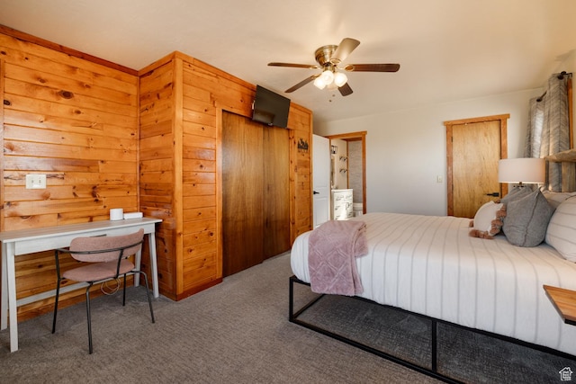 9742 S Crk 29, Duchesne, UT 84021 - carpeted bedroom featuring a closet and ceiling fan