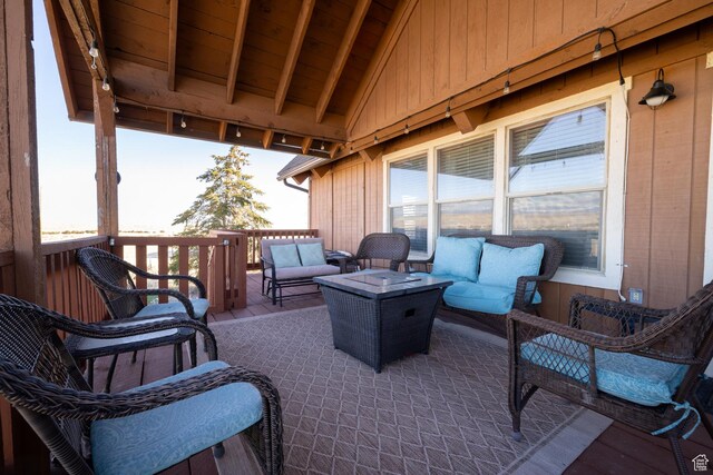 9742 S Crk 29, Duchesne, UT 84021 - view of patio with an outdoor hangout area