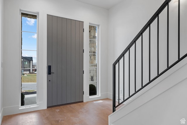 310 S Autumn Blaze Cir, Woodland Hills, UT 84653 - foyer with light hardwood / wood-style flooring