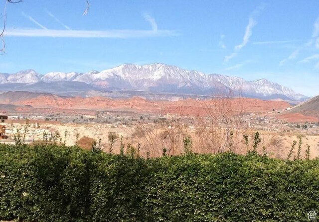view of mountain feature