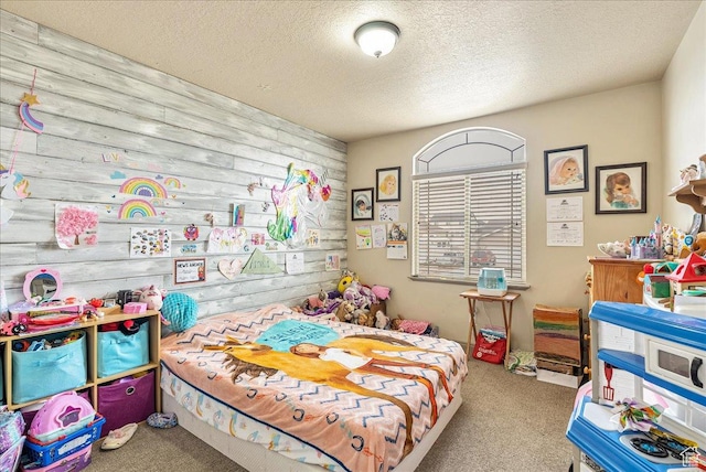 4323 W 25 S, West Point, UT 84015 - carpeted bedroom with a textured ceiling