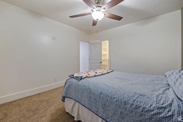 1532 W 3500 N, Pleasant Grove, UT 84062 - carpeted bedroom with baseboards and a ceiling fan