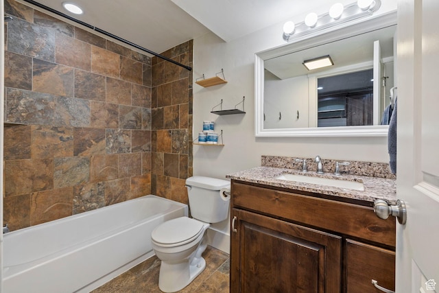 1532 W 3500 N, Pleasant Grove, UT 84062 - full bathroom with toilet, bathtub / shower combination, and vanity