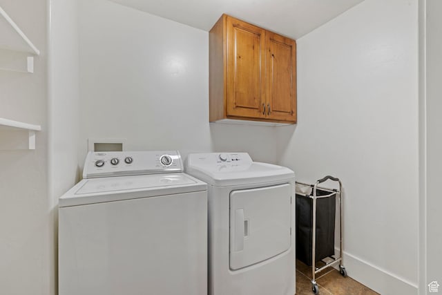 1532 W 3500 N, Pleasant Grove, UT 84062 - washroom featuring cabinet space, washer and clothes dryer, and baseboards