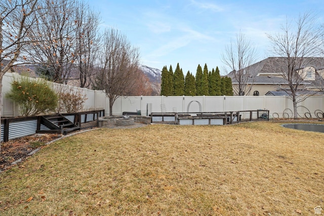 1532 W 3500 N, Pleasant Grove, UT 84062 - view of yard with a vegetable garden and a mountain view
