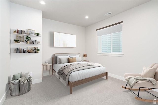 2998 N 1080 W, Lehi, UT 84043 - carpeted bedroom with baseboards, visible vents, and recessed lighting