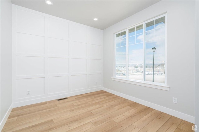 2998 N 1080 W, Lehi, UT 84043 - empty room featuring baseboards, visible vents, and light wood-style flooring