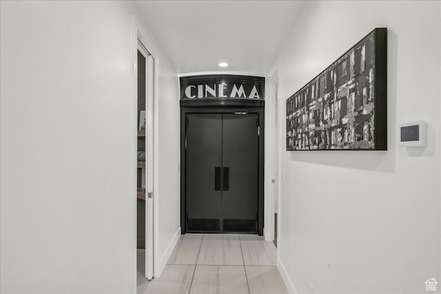 corridor with elevator