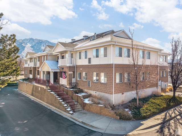 11085 S Grape Arbor Pl Unit 102, Sandy, UT 84070 - view of front of property with a mountain view