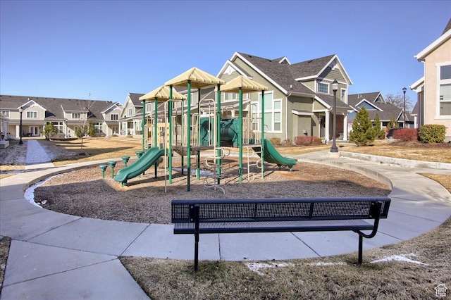 view of play area