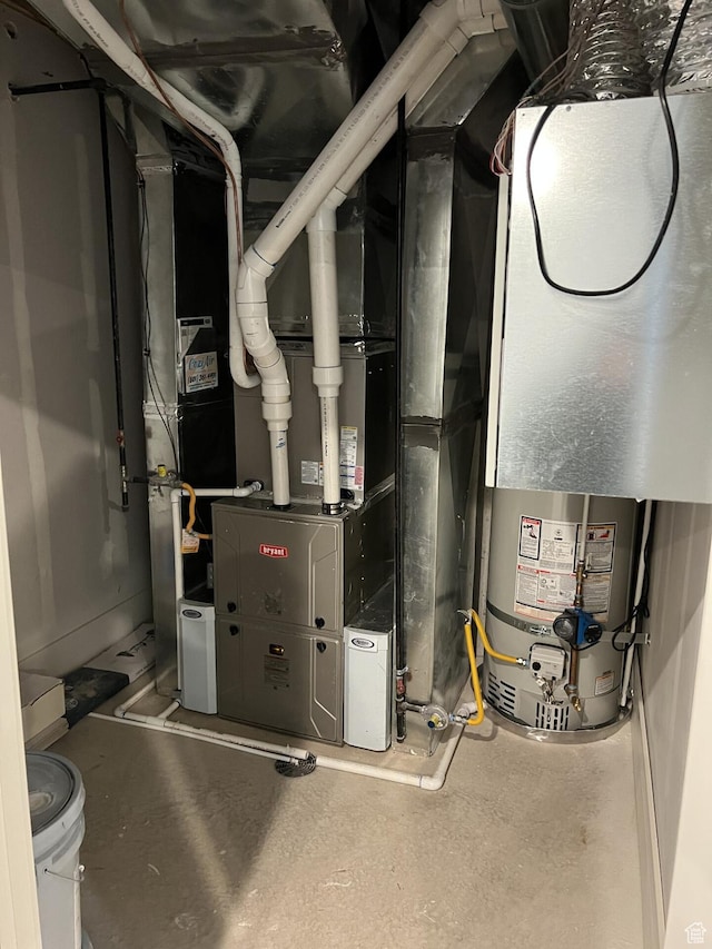 utilities with gas water heater