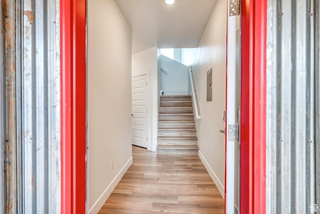 241 E 100 N Unit 3, Moab, UT 84532 - hallway featuring light hardwood / wood-style floors