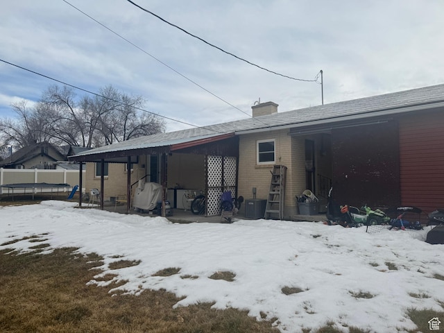 425 E 100 S, Mount Pleasant, UT 84647 - view of snow covered back of property