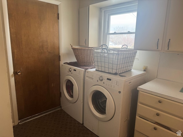 425 E 100 S, Mount Pleasant, UT 84647 - laundry area featuring cabinets and washing machine and clothes dryer