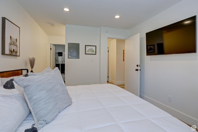 407 S Vasels Rd Unit 8, Brian Head, UT 84719 - bedroom featuring electric panel