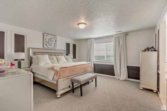 739 W Wild Hyacinth Dr, Saratoga Springs, UT 84045 - carpeted bedroom with a textured ceiling