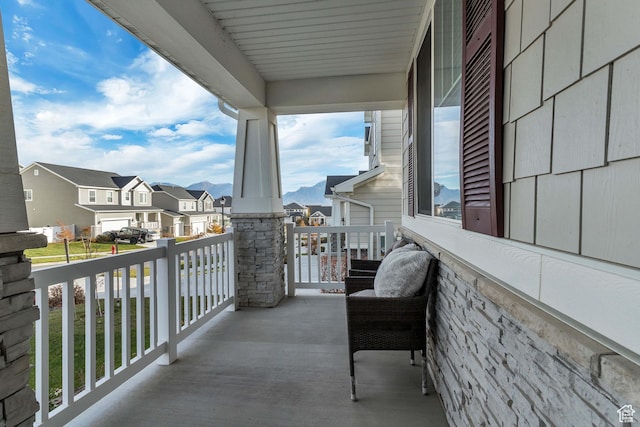 739 W Wild Hyacinth Dr, Saratoga Springs, UT 84045 - balcony with a porch and a mountain view