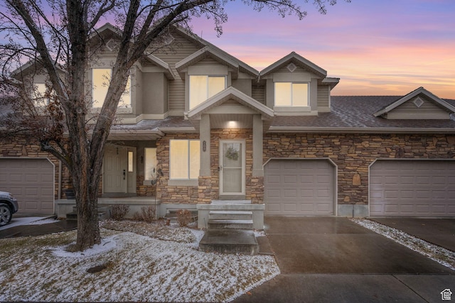 700 S Clearwater Falls Dr E, Layton, UT 84041 - view of front of house with a garage