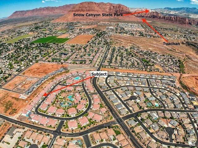 3780 Arcadia Dr Unit 51, Santa Clara, UT 84765 - aerial view featuring a mountain view