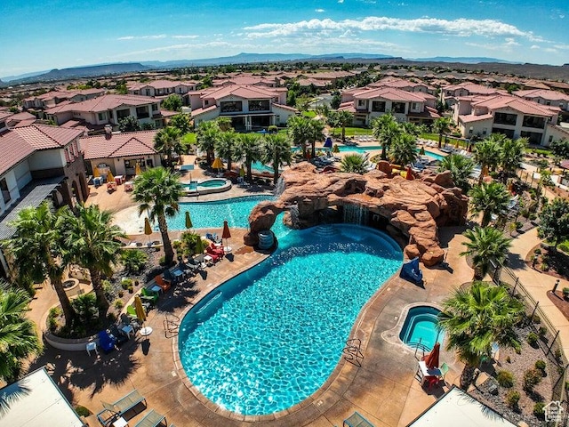 3780 Arcadia Dr Unit 51, Santa Clara, UT 84765 - view of pool with a hot tub and a patio