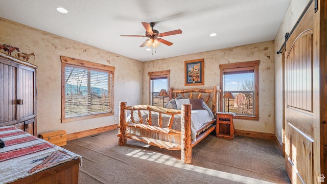 6668 S 3200 W, Spanish Fork, UT 84660 - bedroom with baseboards, recessed lighting, and carpet floors