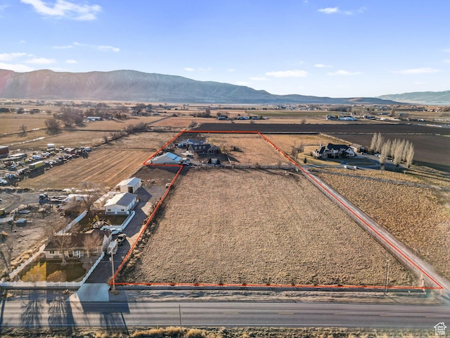 6668 S 3200 W, Spanish Fork, UT 84660 - drone / aerial view featuring a mountain view and a rural view