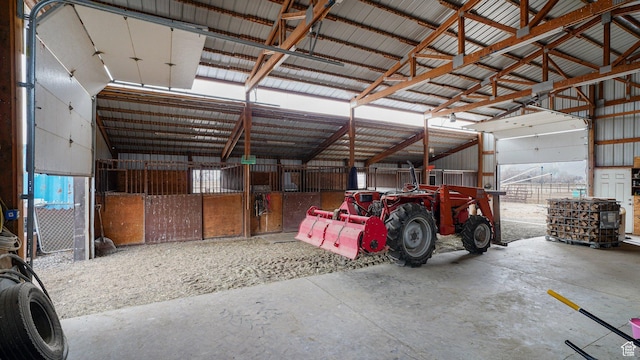 6668 S 3200 W, Spanish Fork, UT 84660 - garage featuring metal wall