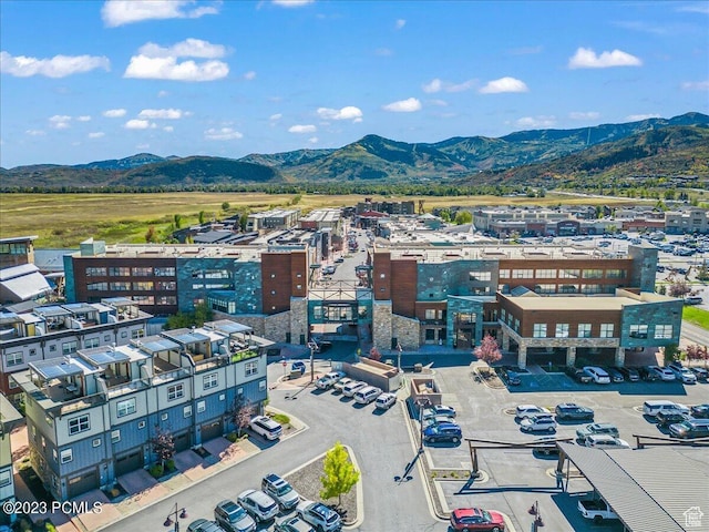 1476 Newpark Blvd Unit 302, Park City, UT 84098 - drone / aerial view with a mountain view