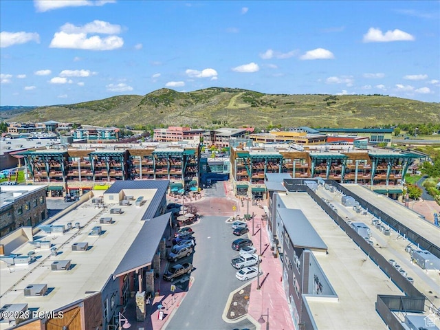 1476 Newpark Blvd Unit 302, Park City, UT 84098 - drone / aerial view featuring a mountain view
