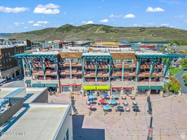 1476 Newpark Blvd Unit 302, Park City, UT 84098 - bird's eye view with a mountain view